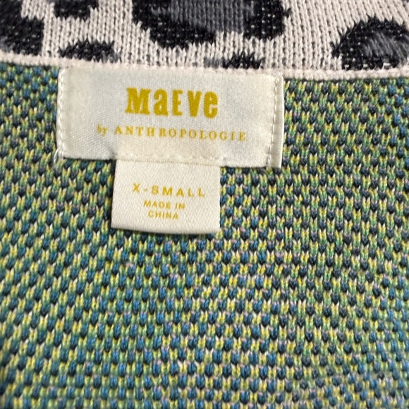 Maeve by Anthropologie Multicolor Patterned Cardigan - Picture 2 of 3